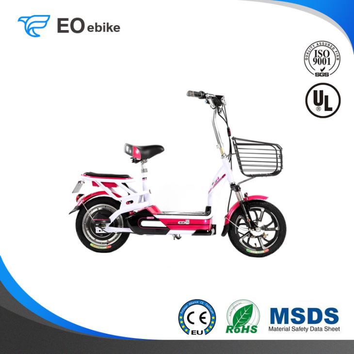 14'' 350W Brushless Motor Little Pudding Electric Pedal Scooter