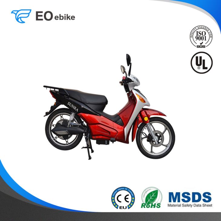 2000W Brushless Motor Fr 2.50-17'' Rr 2.75-17'' EM75 Luxury Electric Motorbike