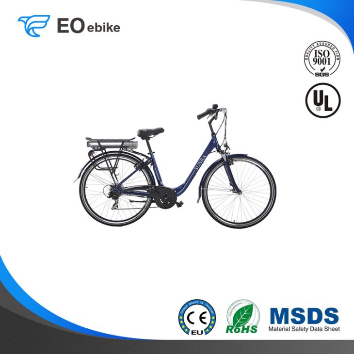 36V 250W V Brake Shimano 7 Speed 28'' EB21 Electric Lady Bike with EN15194