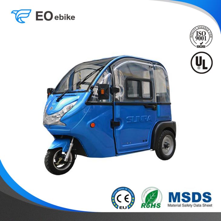 800W DC Brushless Motor Adult Wholesale U-CAR Electric Passenger Tricycle