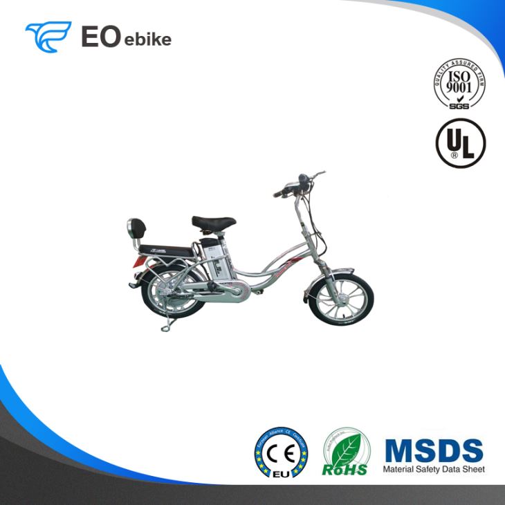 EN15194 48V Lithium Battery 240W 16'' Hot Sale Golden Peacock Electric City Bike