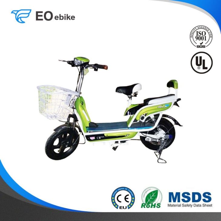 Lead Acid Battery 48V 350W City View Electric Pedal Scooter