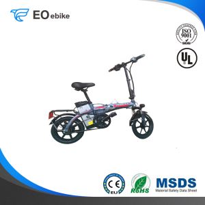 48V/10Ah Lithium Battery 240W 14'' Fast Gun Electric Folding Bike with CE